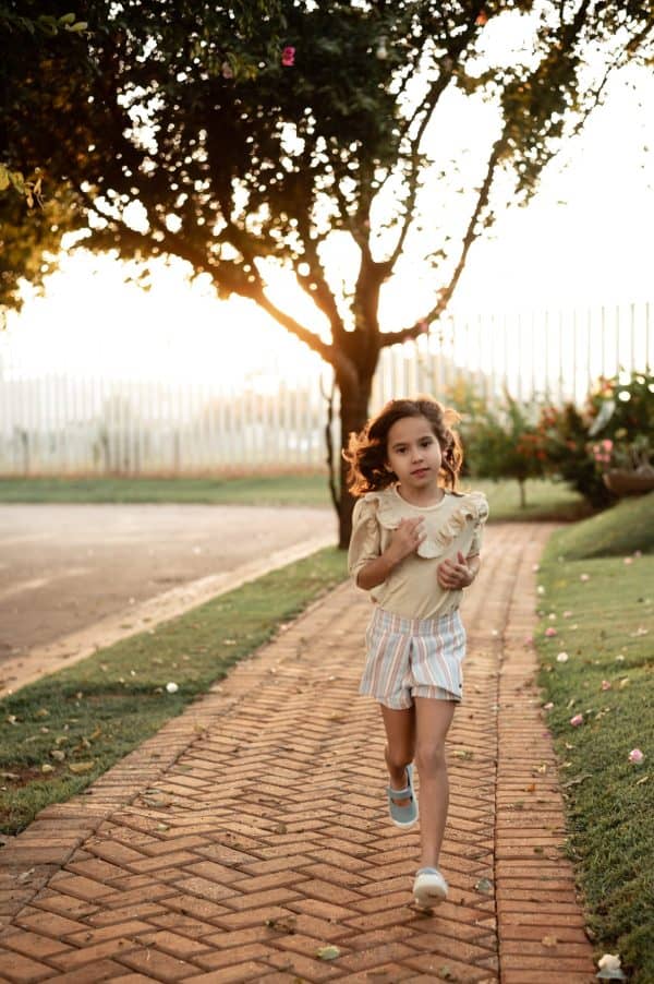 Shorts Yasmin Linho Stripes