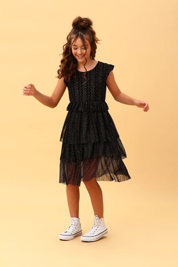 Vestido Black Chevron