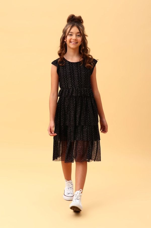 Vestido Black Chevron