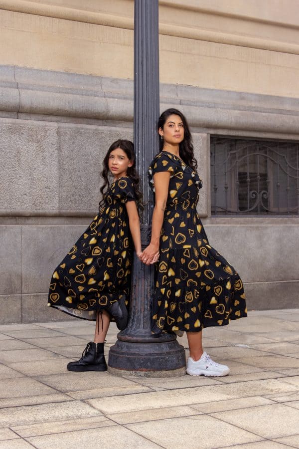 Vestido Celine Golden Heart