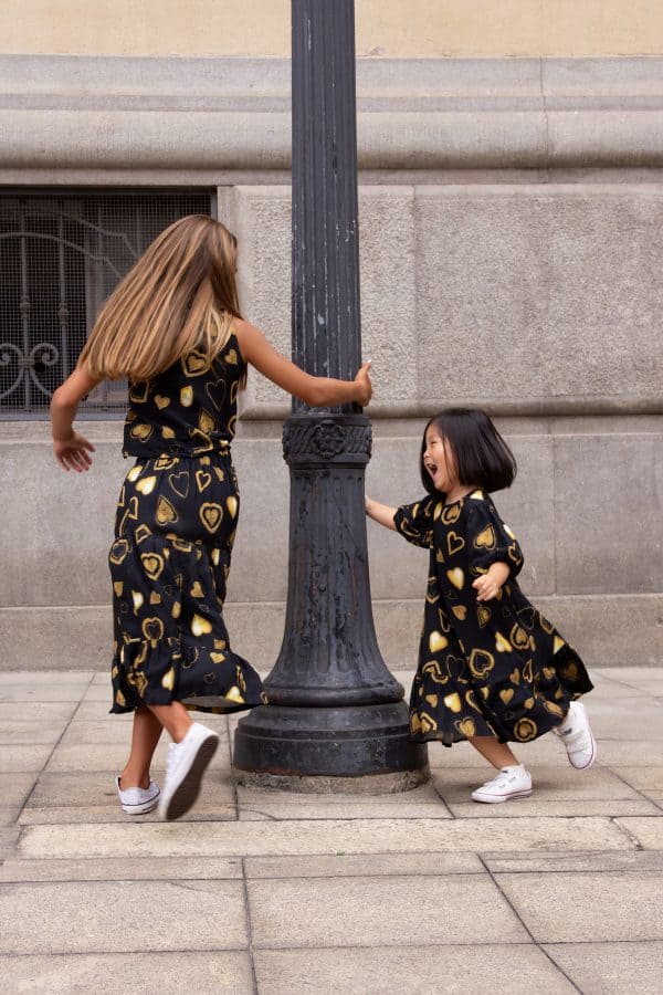 Vestido Antonella Golden Heart