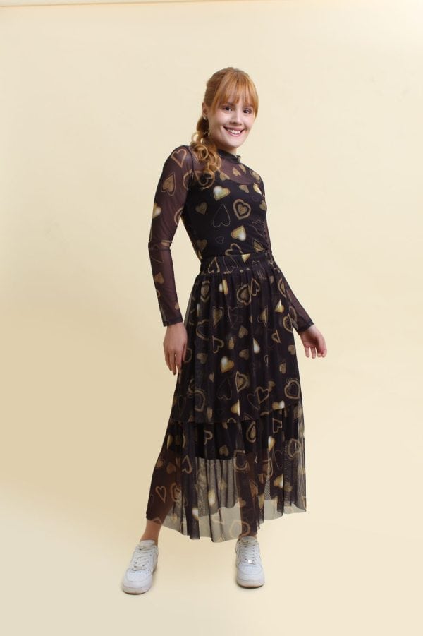 Blusa de Tule Golden Heart Adulto