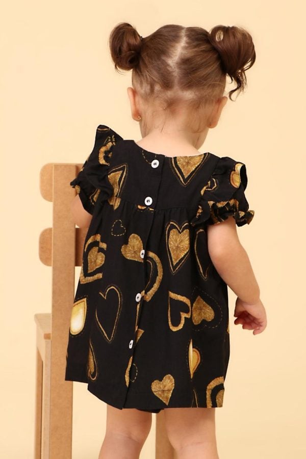 Vestido Catarina Baby Golden Heart