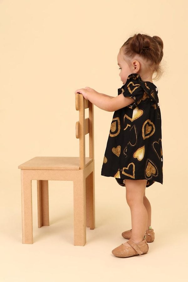 Vestido Catarina Baby Golden Heart