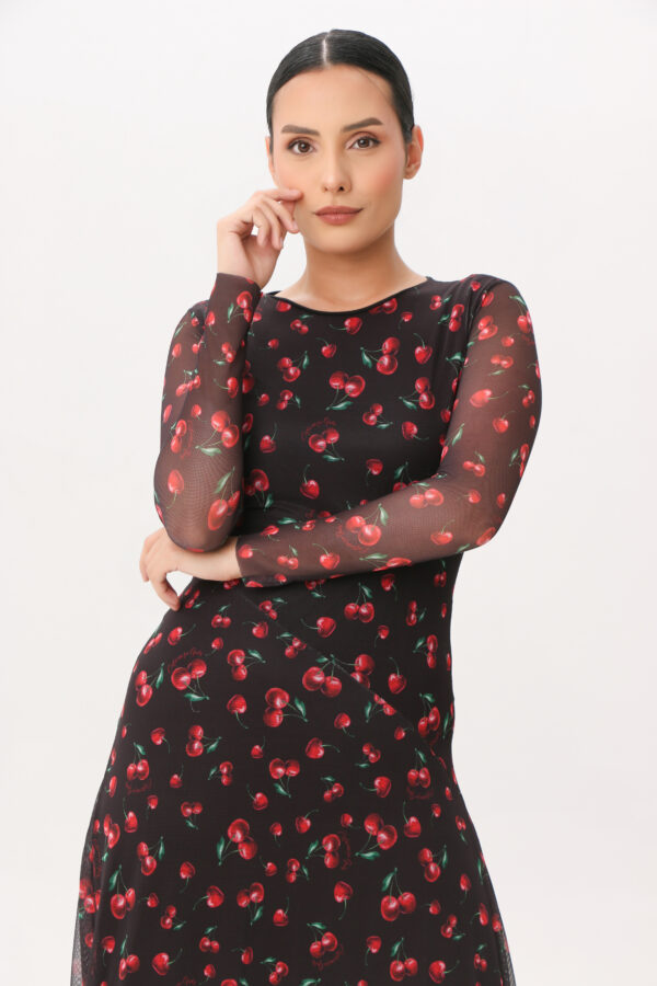 Vestido Tule Renata Cherry