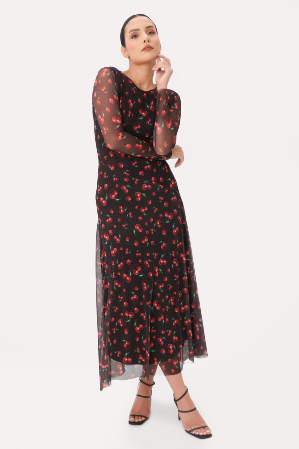 Vestido Tule Renata Cherry