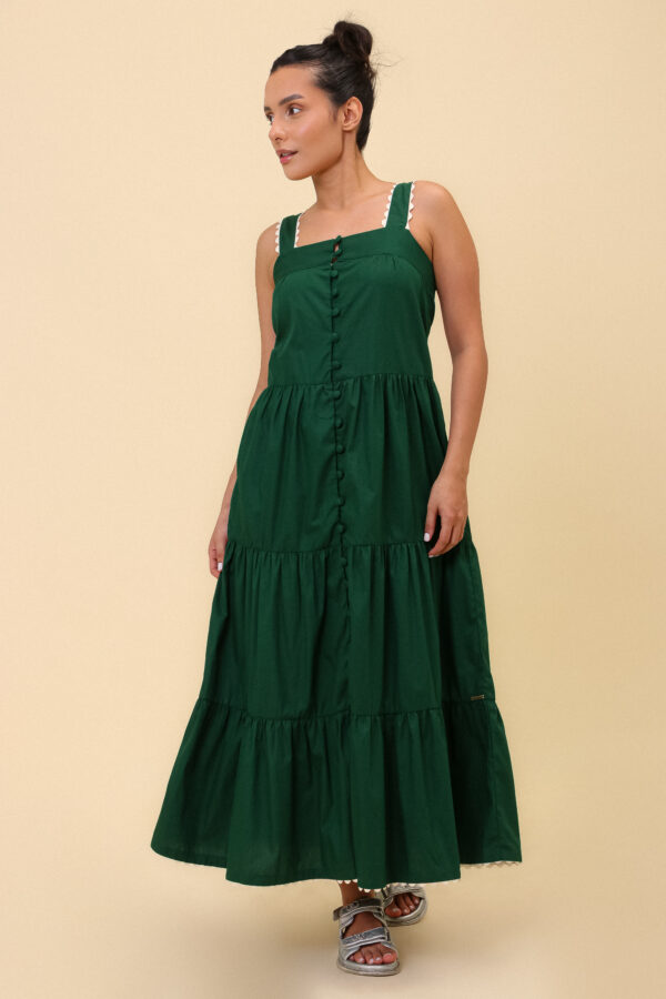 Vestido Sofia Verde Forest Adulto