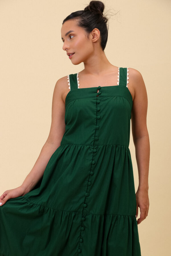 Vestido Sofia Verde Forest Adulto