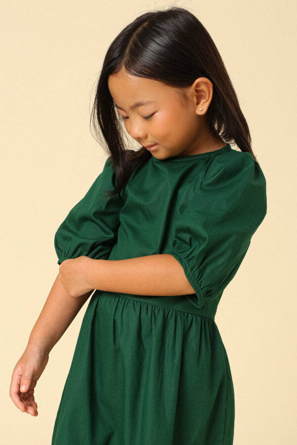 Vestido Simone Verde Forest Infantil