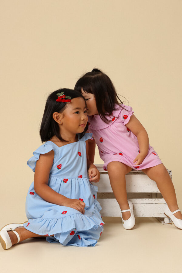 Vestido Catarina Gola Strawberry Baby