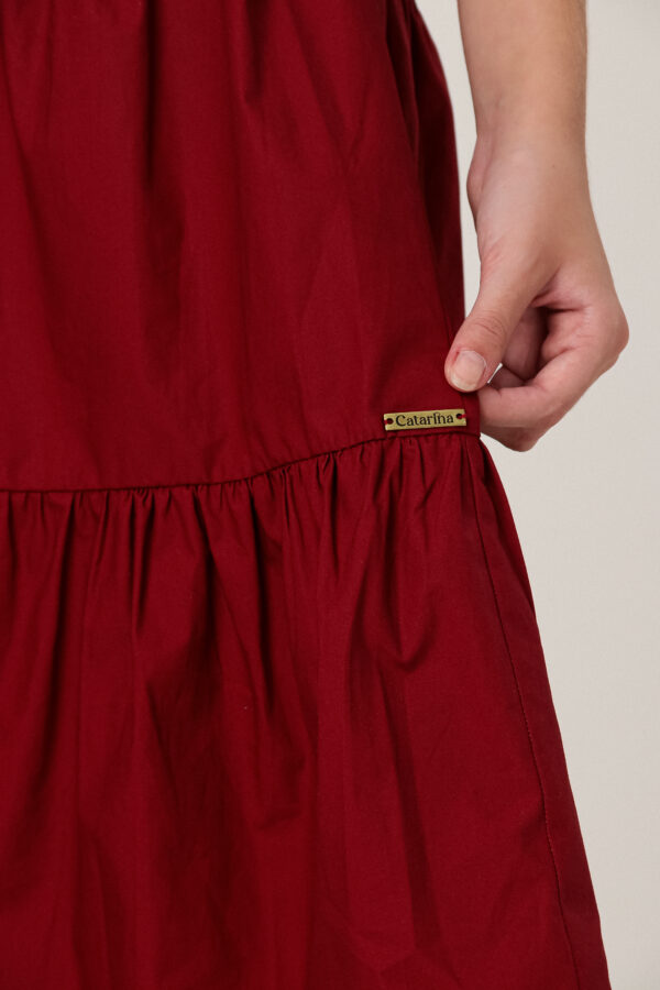 Vestido Clara Vermelho Magno
