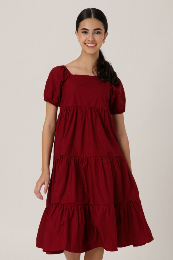 Vestido Clara Vermelho Magno