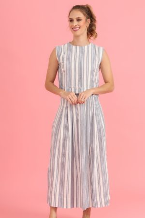 Conjunto Livia Stripes Azul