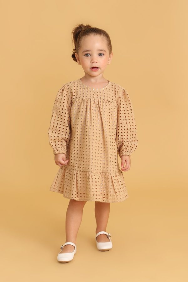 Vestido Nathalia Camelo Infantil
