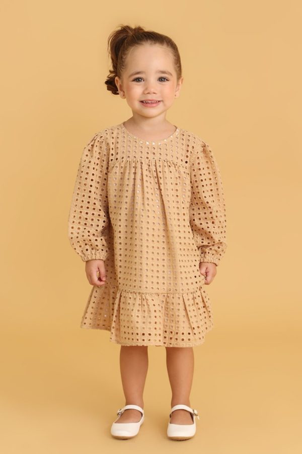 Vestido Nathalia Camelo Infantil