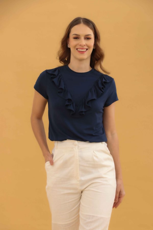 Blusa Judith Azul Marinho