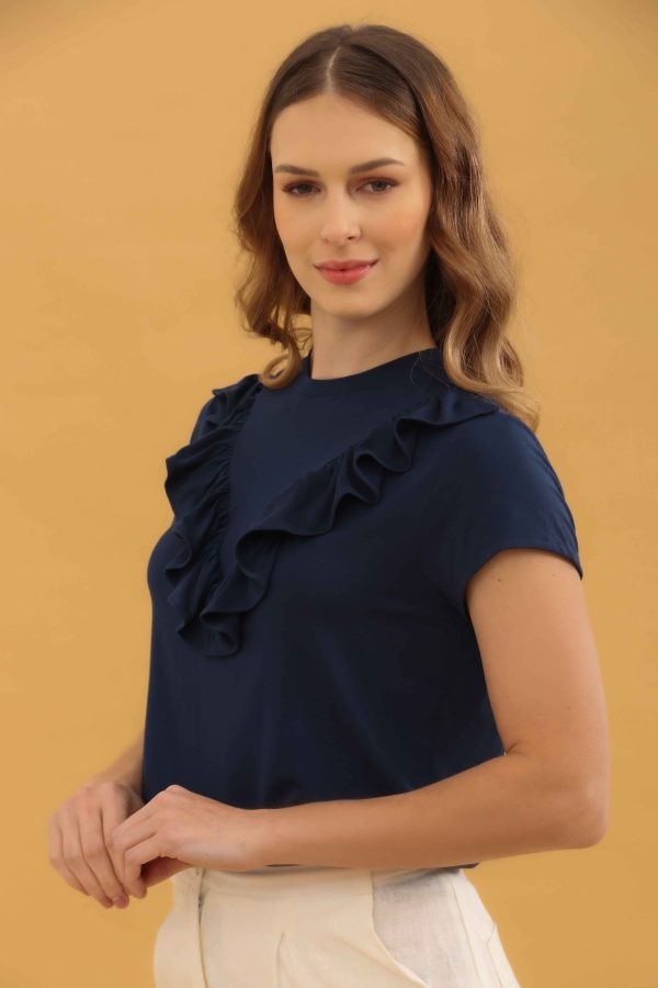 Blusa Judith Azul Marinho